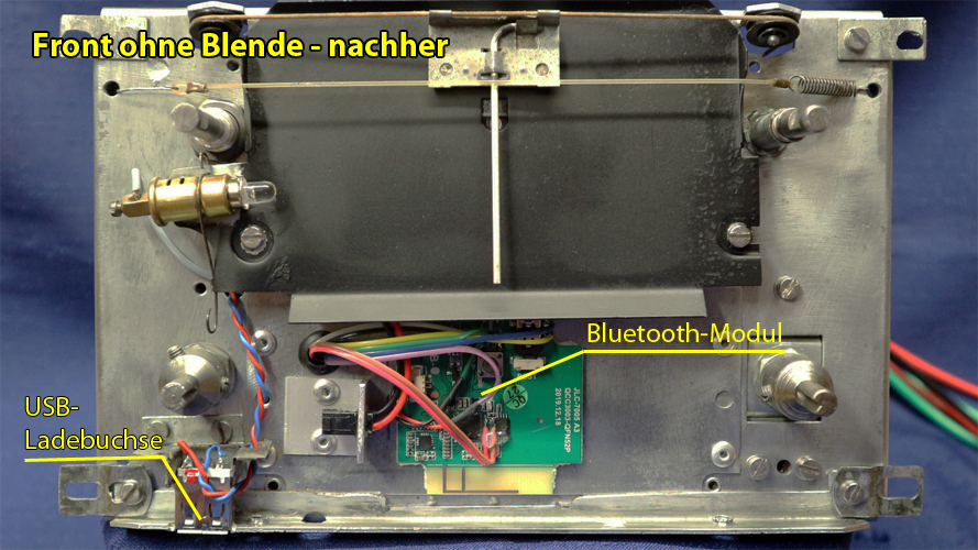 Telefunken II A51 M, modernisiertes Autoradio für Mercedes 170 S – Bild 4 von 11